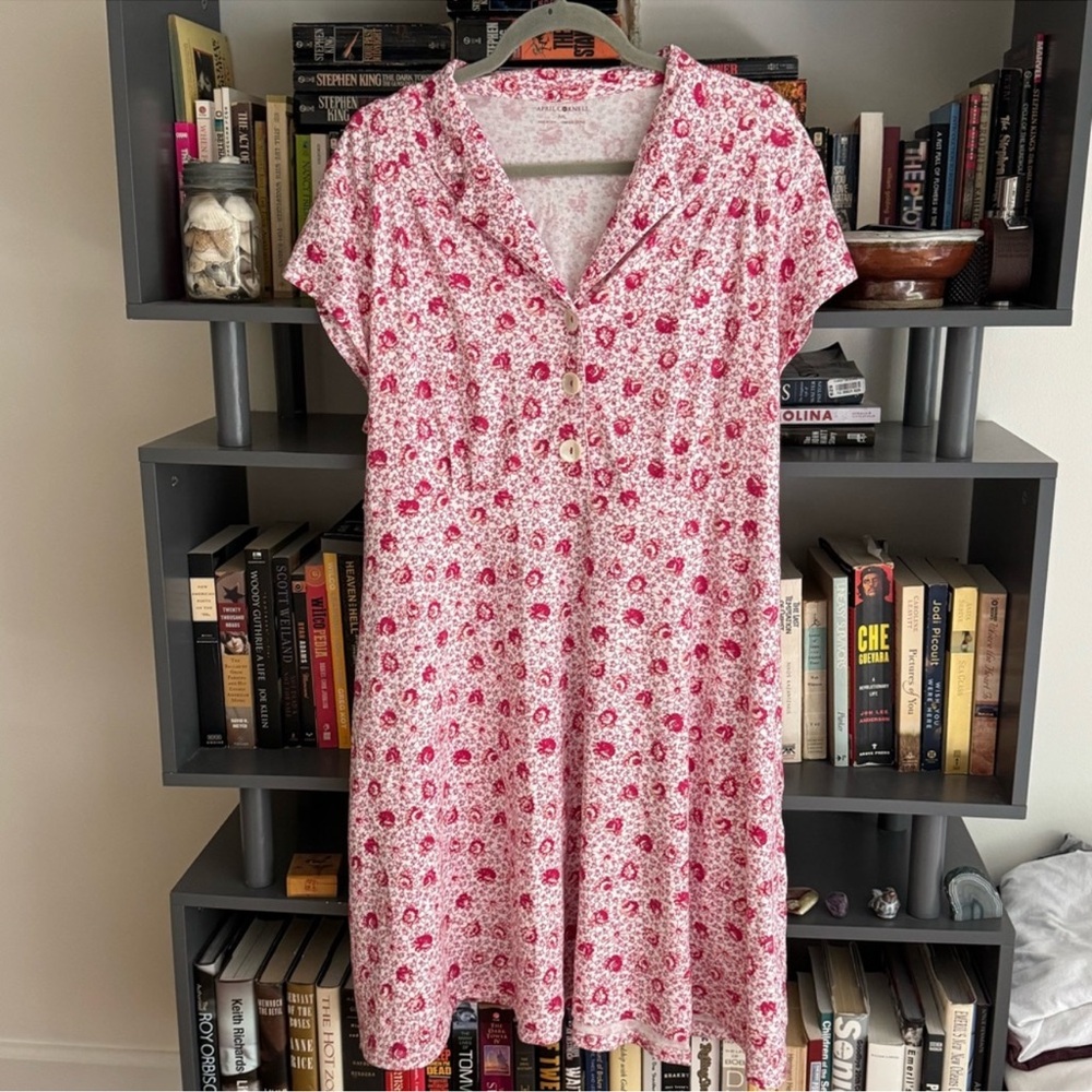 April Cornell Pink Floral Dress